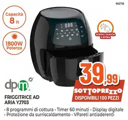 Expert Di Lella Friggitrice ad aria YJ703 offerta