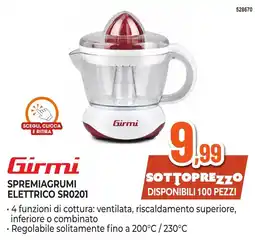 Expert Di Lella Spremiagrumi elettrico Girmi offerta