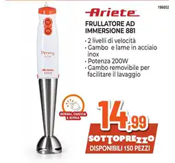 Expert Di Lella Ariete frullatore ad immersione 881 offerta