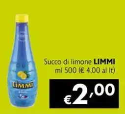 Maxi Supermercati Succo di limone LIMMI offerta