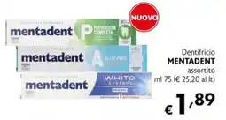 Maxi Supermercati Dentifricio MENTADENT offerta