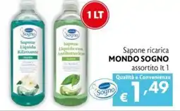 Maxi Supermercati Sapone ricarica MONDO SOGNO offerta
