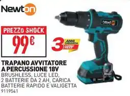 Ottimax Newton trapano avvitatore a percussione 18v offerta
