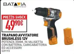 Ottimax Trapano avvitatore brushless 12V offerta