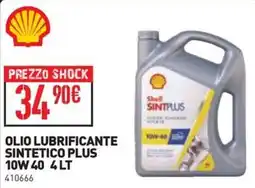 Ottimax Shell Olio lubrificante sintetico plus offerta