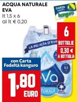 Kanguro Acqua naturale Eva offerta