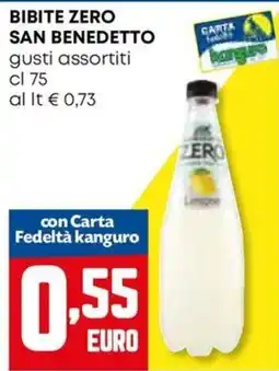 Kanguro Bibite zero San Benedetto offerta