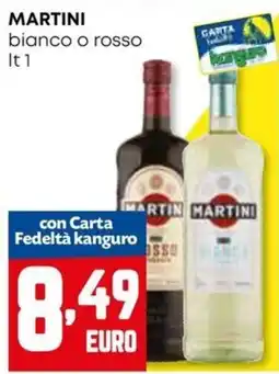 Kanguro Martini bianco o rosso offerta