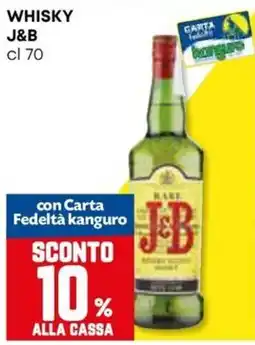 Kanguro Whisky J&B offerta