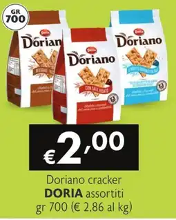 SuperW Doriano cracker DORIA assortiti offerta