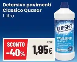 Coop Trentino Detersivo pavimenti Classico Quasar offerta