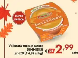 SuperW Vellutata zucca e carote DIMMIDISÌ offerta