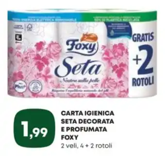 Carta igienica seta decorata e profumata Foxy