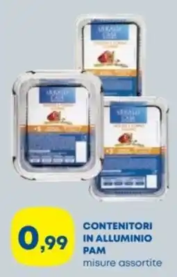 Panorama TiBi Contenitori in alluminio Pam offerta