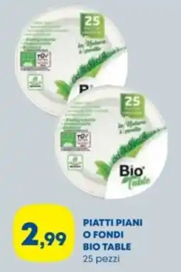 Panorama TiBi Piatti Piani Bio Table offerta