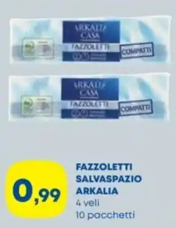 Panorama TiBi Fazzoletti salvaspazio Arkalia offerta