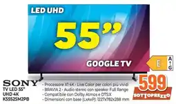 Extracoop Sony TV LED 55" UHD 4K offerta