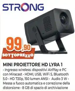 Extracoop Strong mini proiettore hd lyra 1 offerta