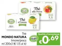 Eurospesa Thè MONDO NATURA offerta
