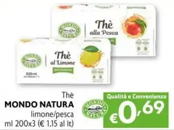 Eurospesa Thè MONDO NATURA offerta