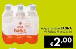 Eurospesa Acqua naturale Panna offerta
