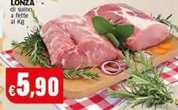 Mercati Alimentari Lonza di suino offerta