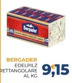Moderna Bergader edelpilz rettangolare offerta