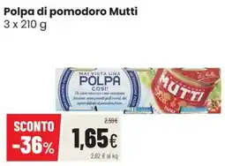 Coop Trentino Polpa di pomodoro Mutti offerta