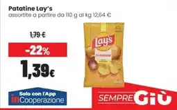 Coop Trentino Patatine Lay's classiche offerta