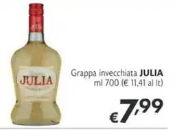 SuperW Grappa invecchiata Julia offerta