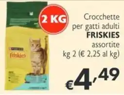SuperW Crocchette per gatti adulti Friskies assortite offerta