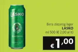 SuperW Birra zlatorog lager LASKO offerta