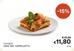 Borello Supermercati Lasagne Casa dei Cappelletti offerta