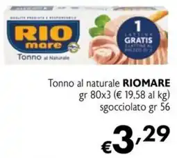 Maxi Family Tonno al naturale Riomare offerta