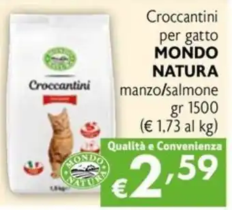 Croccantini per gatto MONDO NATURA