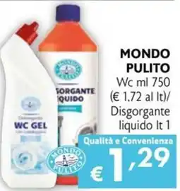 Maxi Family Mondo Pulito Disgorgante liquido offerta