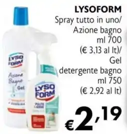 Maxi Family Lysoform spray tutto in uno offerta