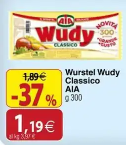 Docks Cash&Carry Wurstel Wudy Classico AIA offerta
