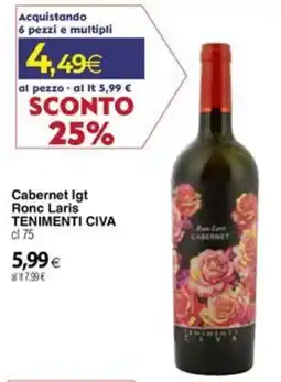 Docks Cash&Carry Cabernet Igt Ronc Laris TENIMENTI CIVA offerta