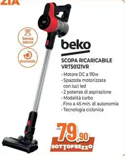 Extracoop Scopa ricaricabile Beko offerta