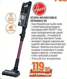 Extracoop Scopa ricaricabile Hoover offerta