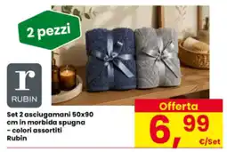 Interspar Set 2 asciugamani Rubin offerta