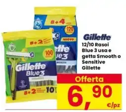 Interspar Gillette Blue 3 offerta