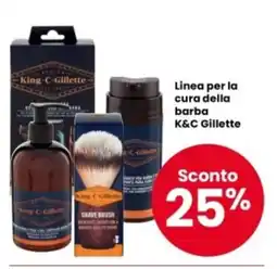 Interspar Linea per la cura della barba K&C Gillette offerta