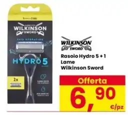 Interspar Rasoio Hydro 5 + 1 Lame Wilkinson Sword offerta