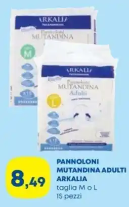 Panorama TiBi Pannoloni mutandina adulti Arkalia offerta
