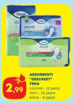 Panorama TiBi Assorbenti "Descreet" Tena offerta