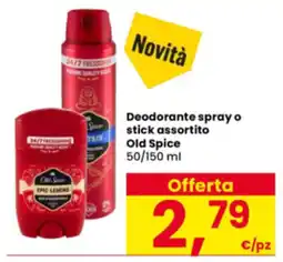 Interspar Deodorante spray o stick assortito Old Spice offerta