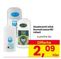 Interspar Deodoranti stick Infasil offerta