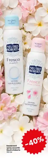 Interspar Deodoranti spray assortiti Neutro Roberts offerta